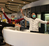 Verkaufsladen und Ausbildungscafeteria wieder geöffnet